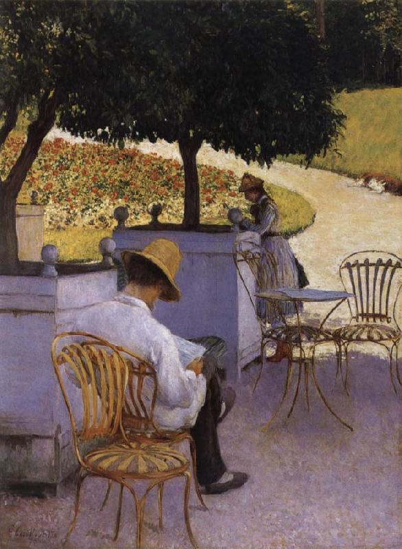 Gustave Caillebotte Orange tree oil painting image